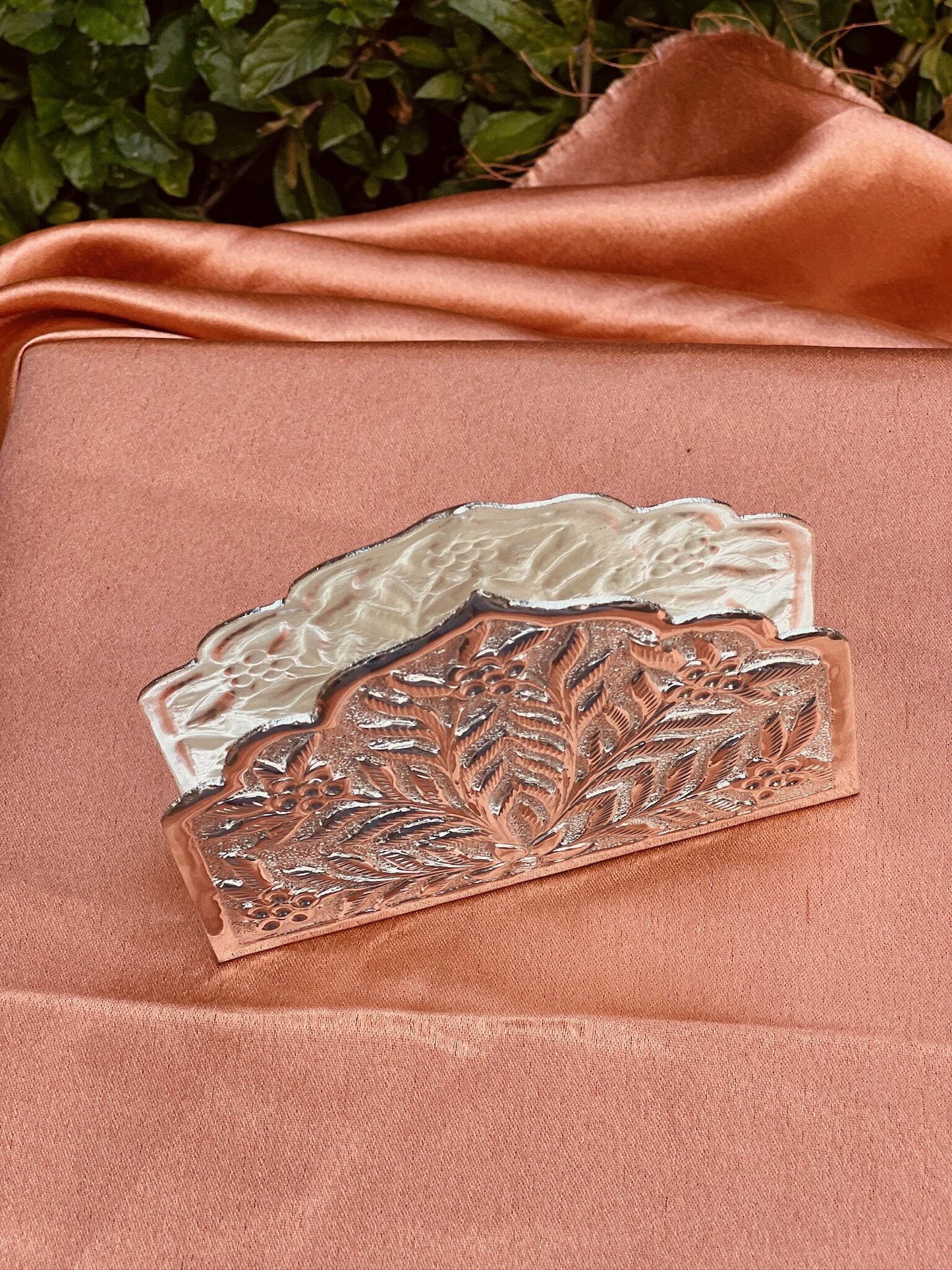 Handcraft Silver Plated Tissue Paper Holder