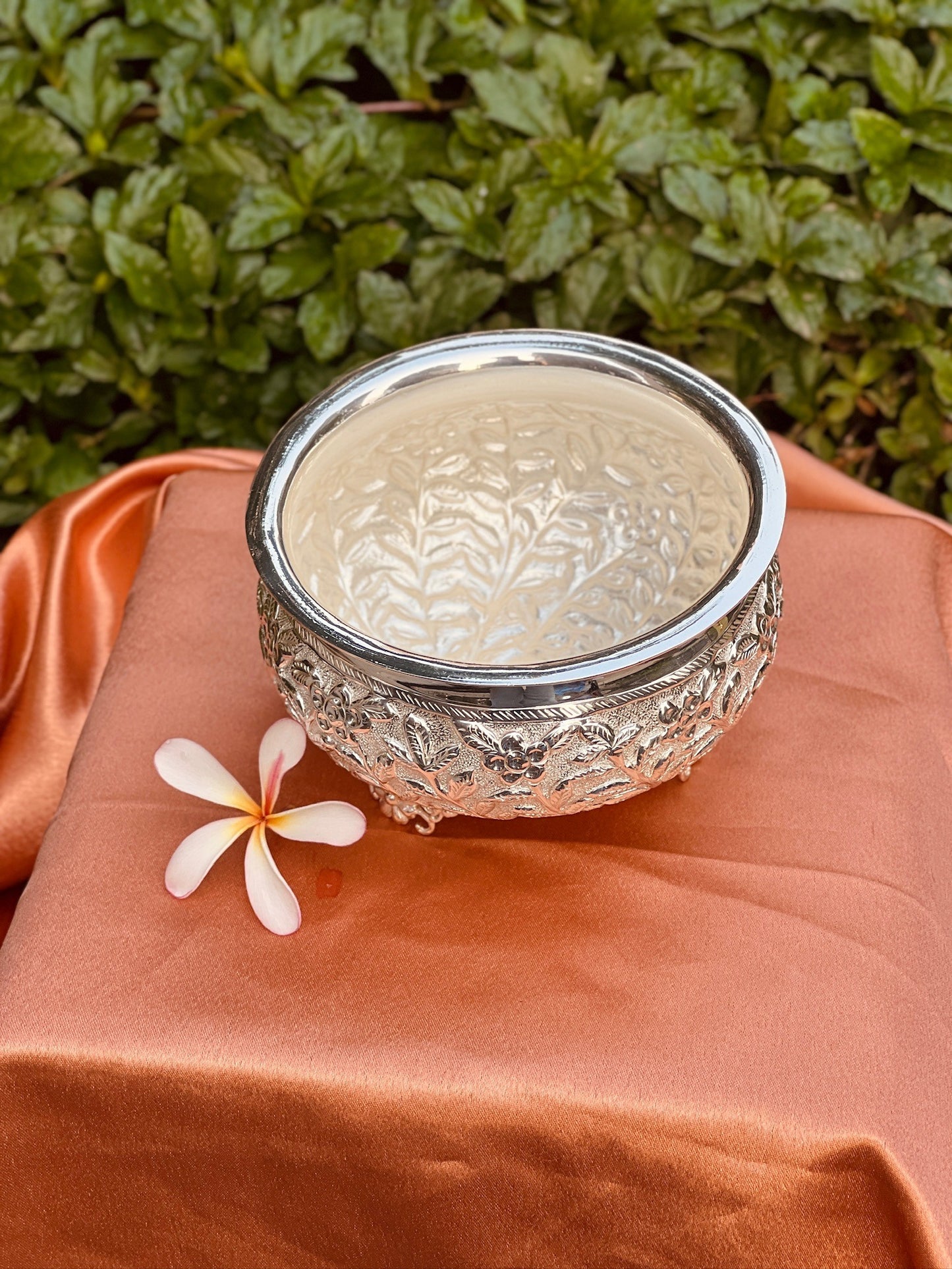 Silver Plated Handcrafted Jaipuri Bowl