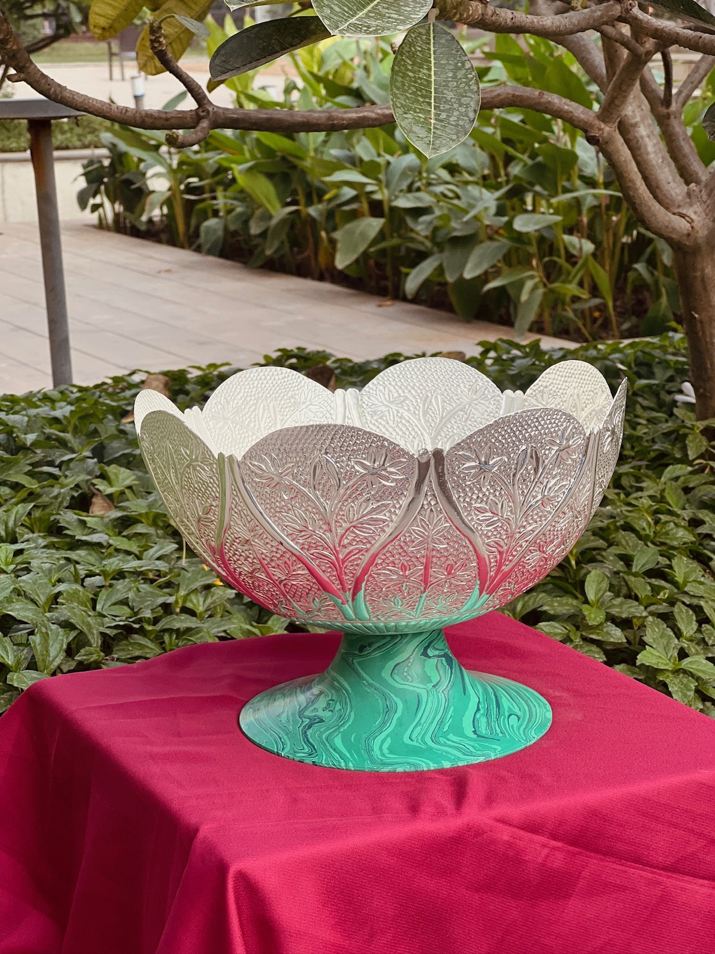 Silver Plated Premium Nakkasi Bowl
