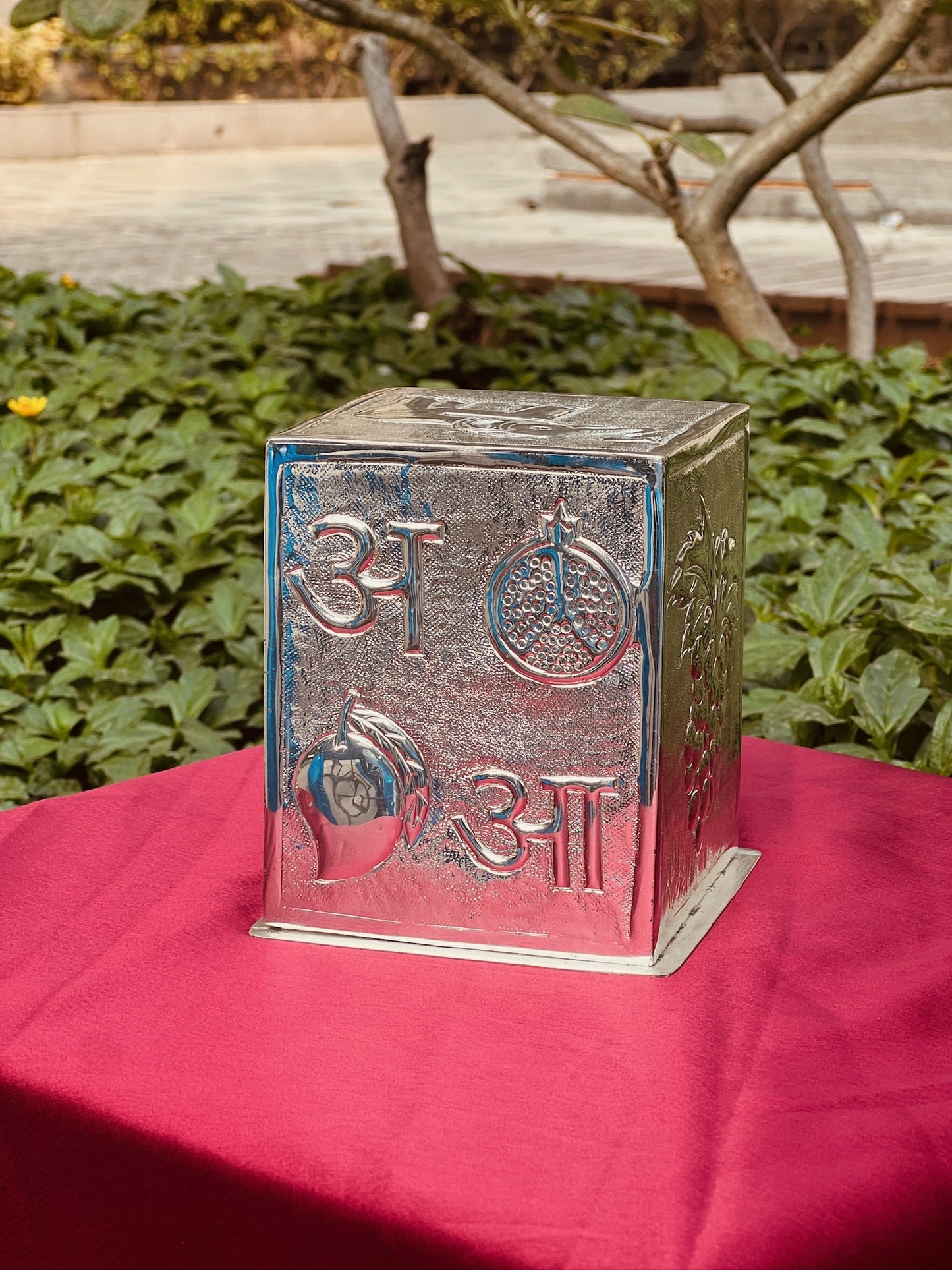 Silver Plated Coin/Piggy Box