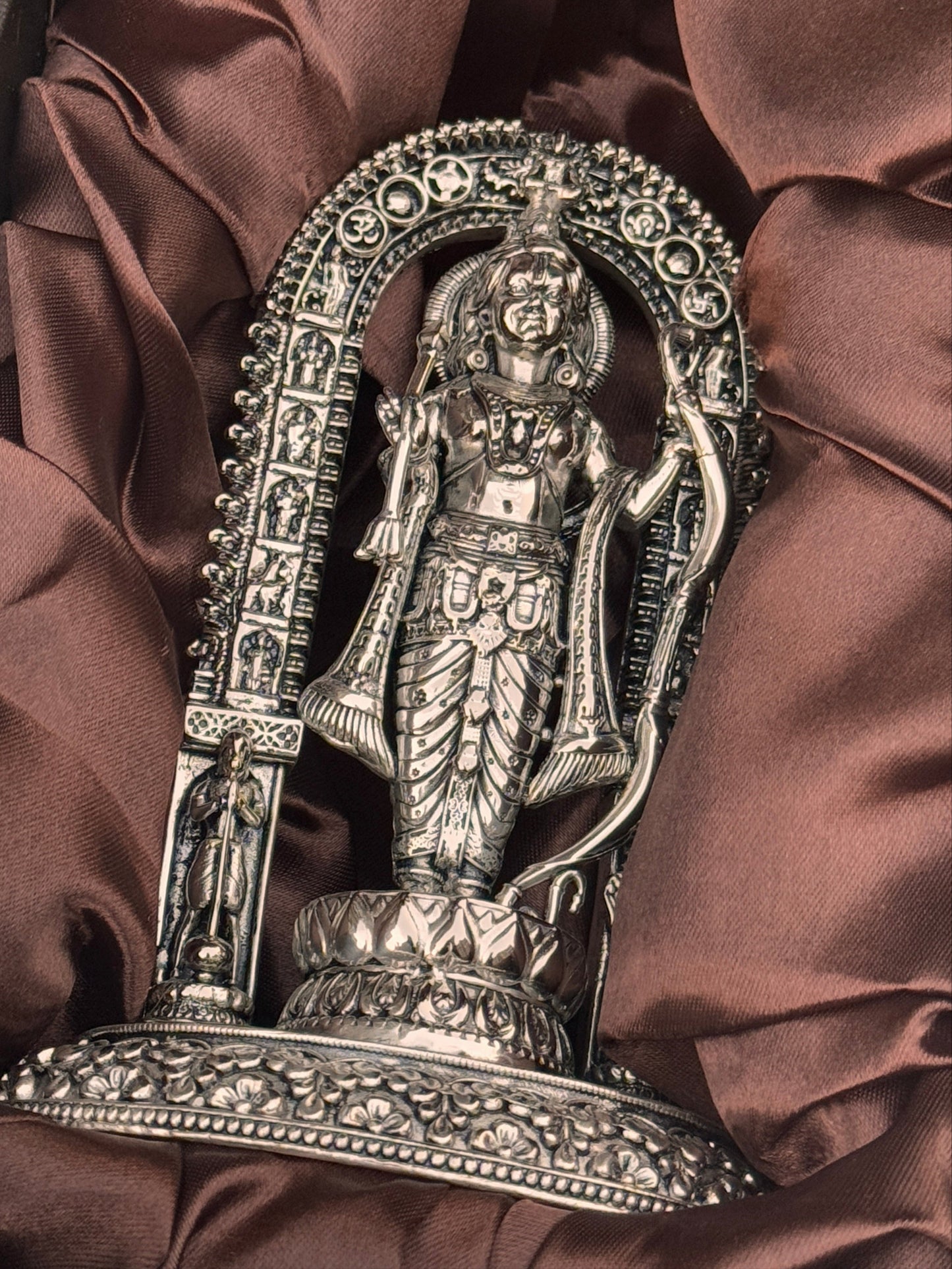 Antique Silver Plated Ram Lalla