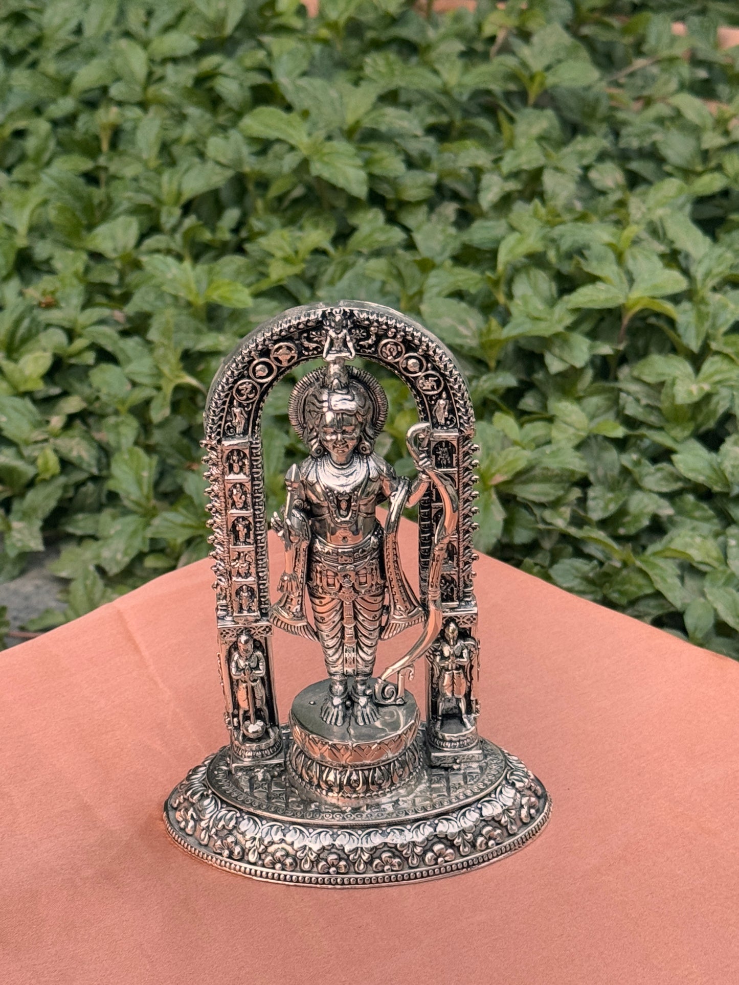 Antique Silver Plated Ram Lalla