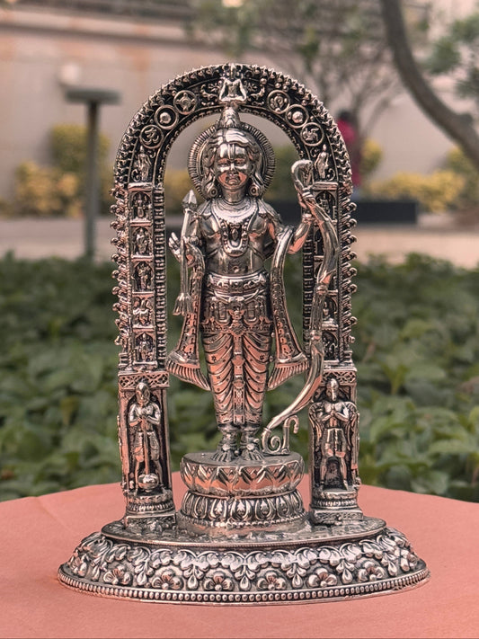 Antique Silver Plated Ram Lalla
