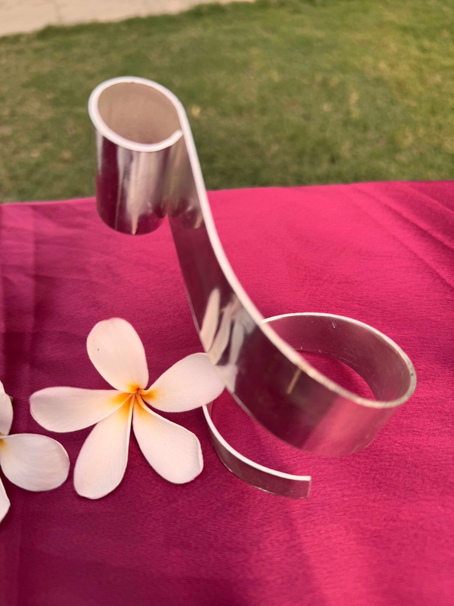 Silver Plated Stylish Pen Stand