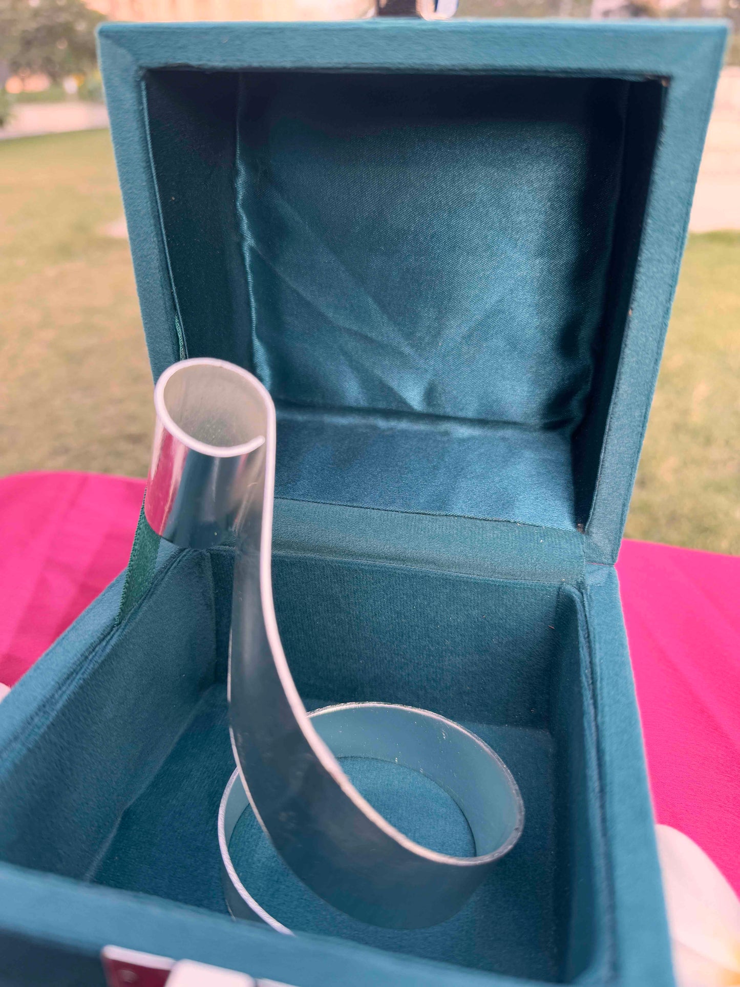 Silver Plated Stylish Pen Stand