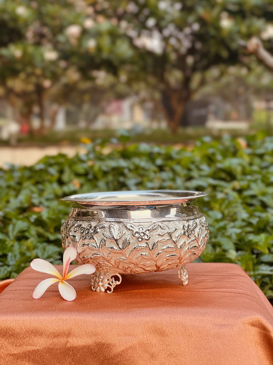 Silver Plated Handcrafted Jaipuri Bowl