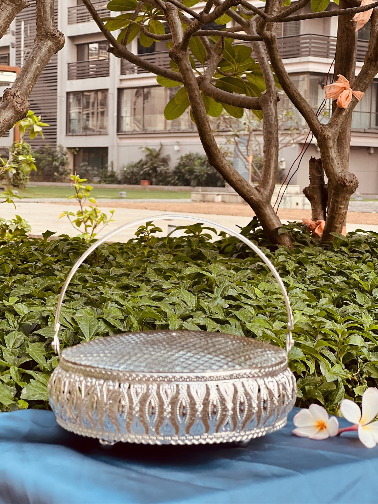 Round Shape Basket With Cover