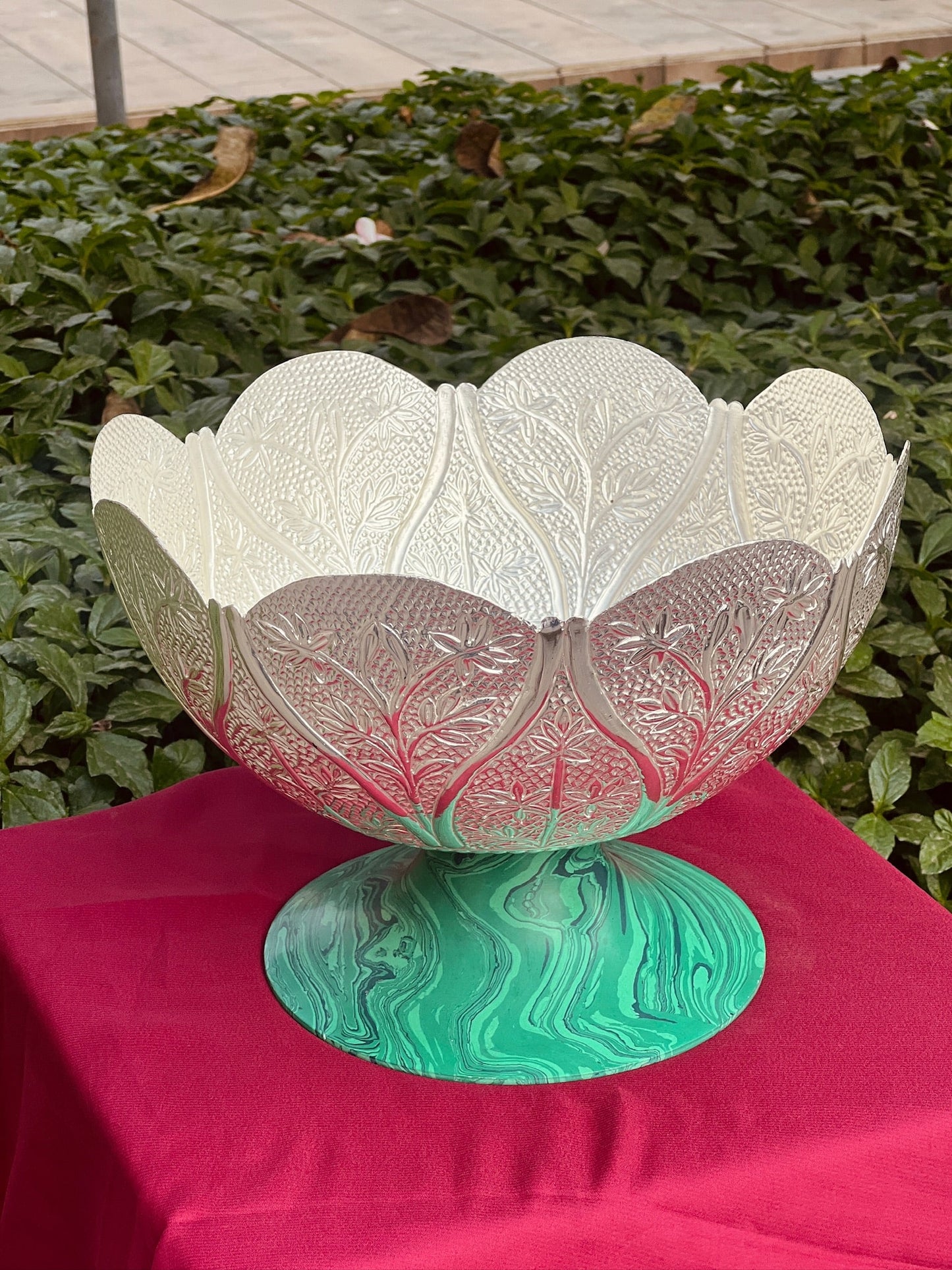 Silver Plated Premium Nakkasi Bowl