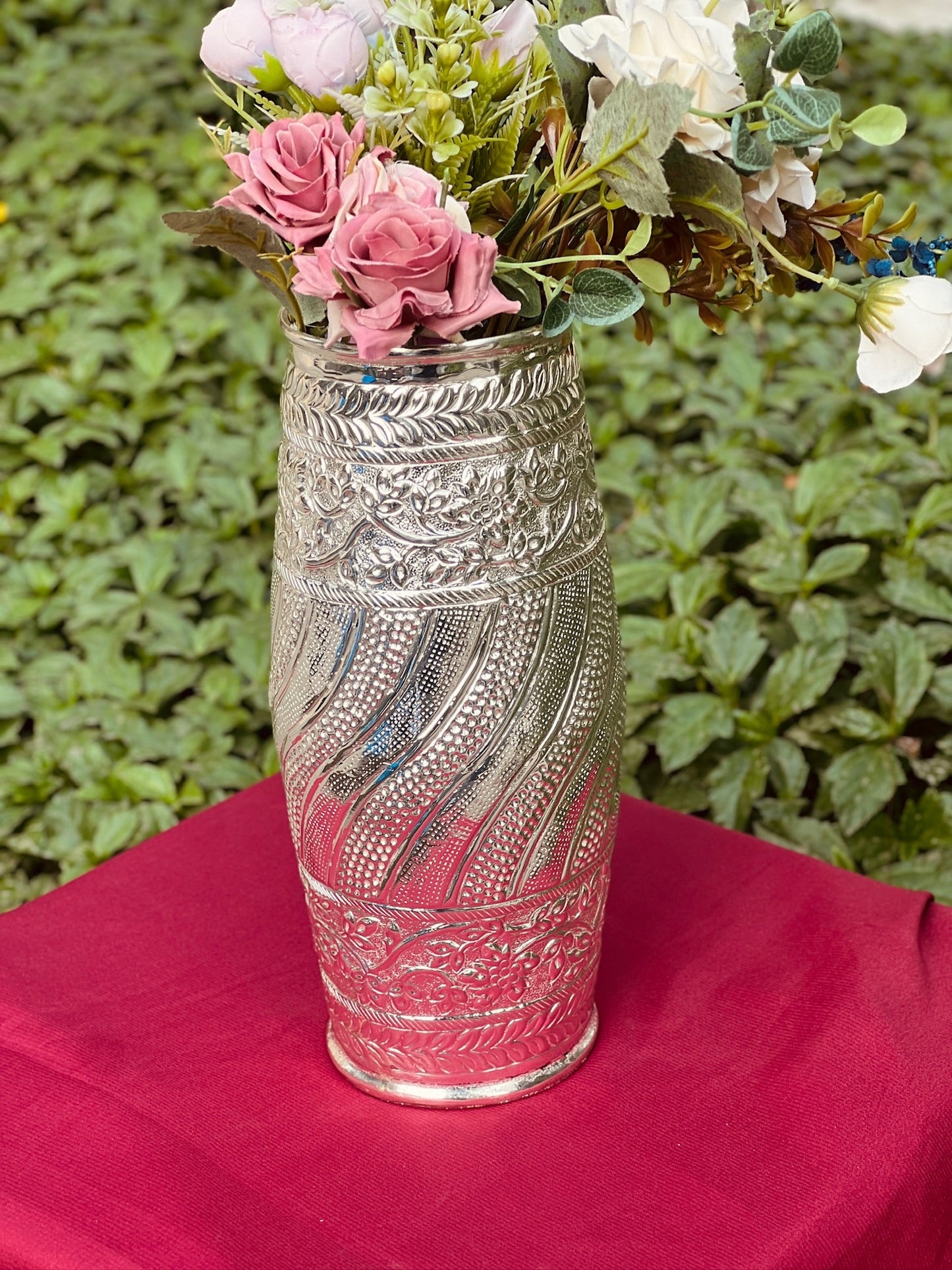 Silver plated Antique Vase