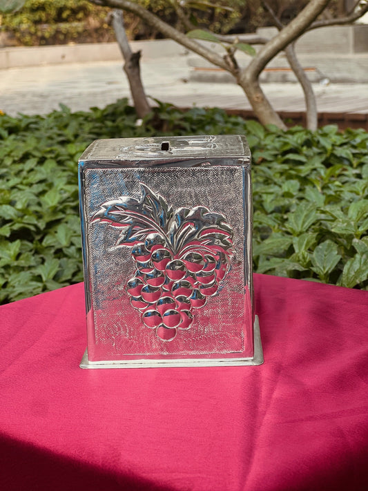 Silver Plated Coin/Piggy Box